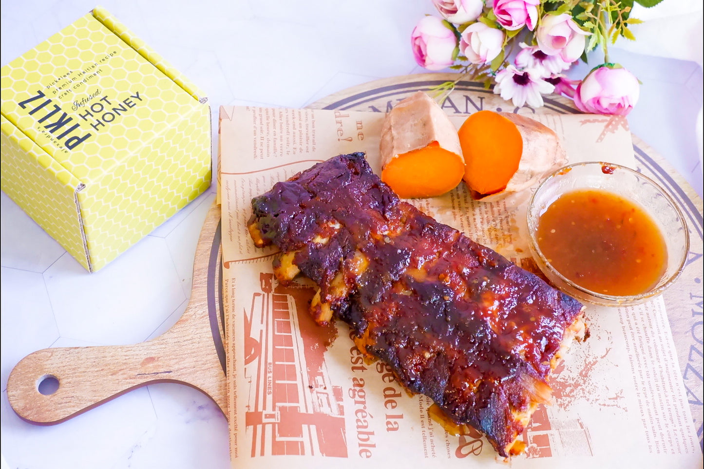 BBQ Ribs with Alexandra's Hot Honey - Recipes