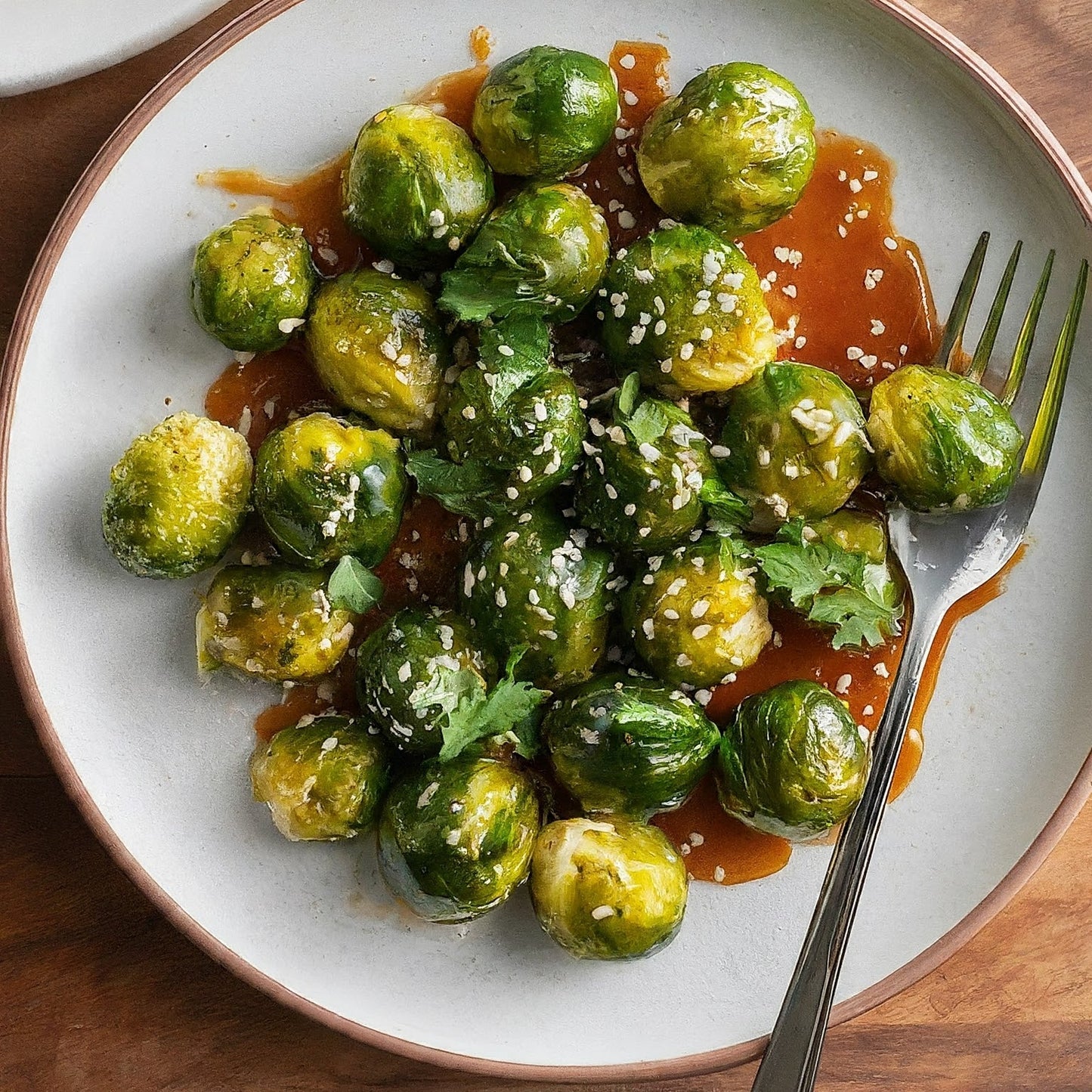 Honey-Glazed Roasted Brussels Sprouts - Recipe