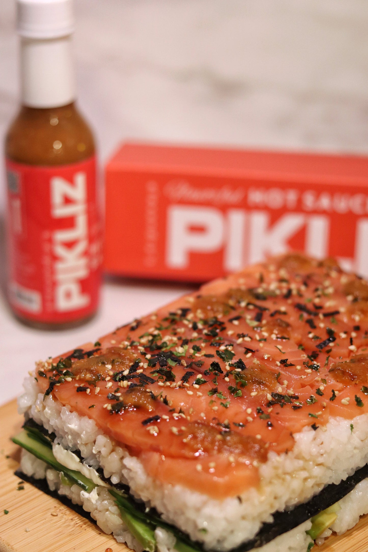 No-Roll Sushi with Alexandra's Pikliz® Hot Sauce