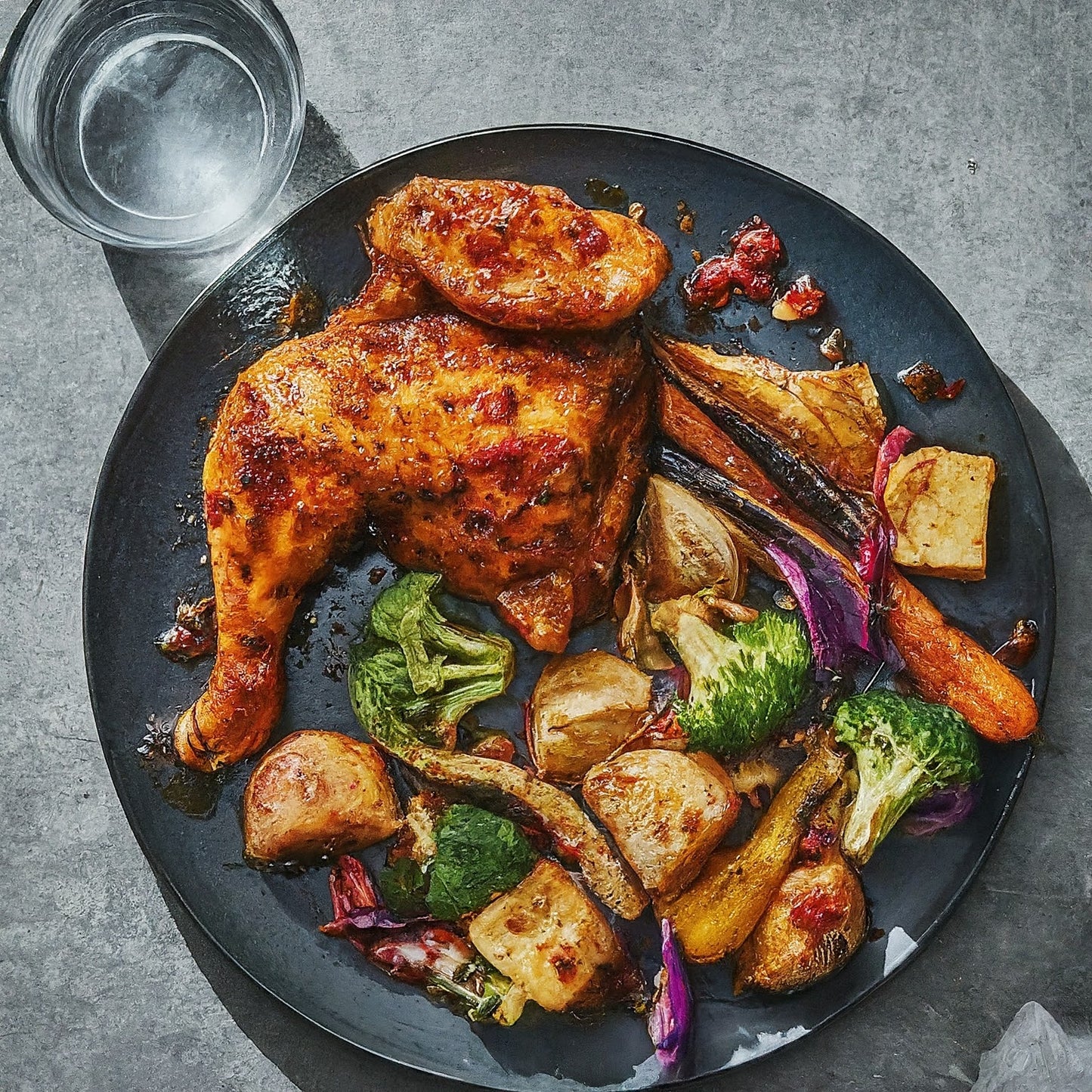 Spicy Honey Glazed Chicken & Veggies - Recipe