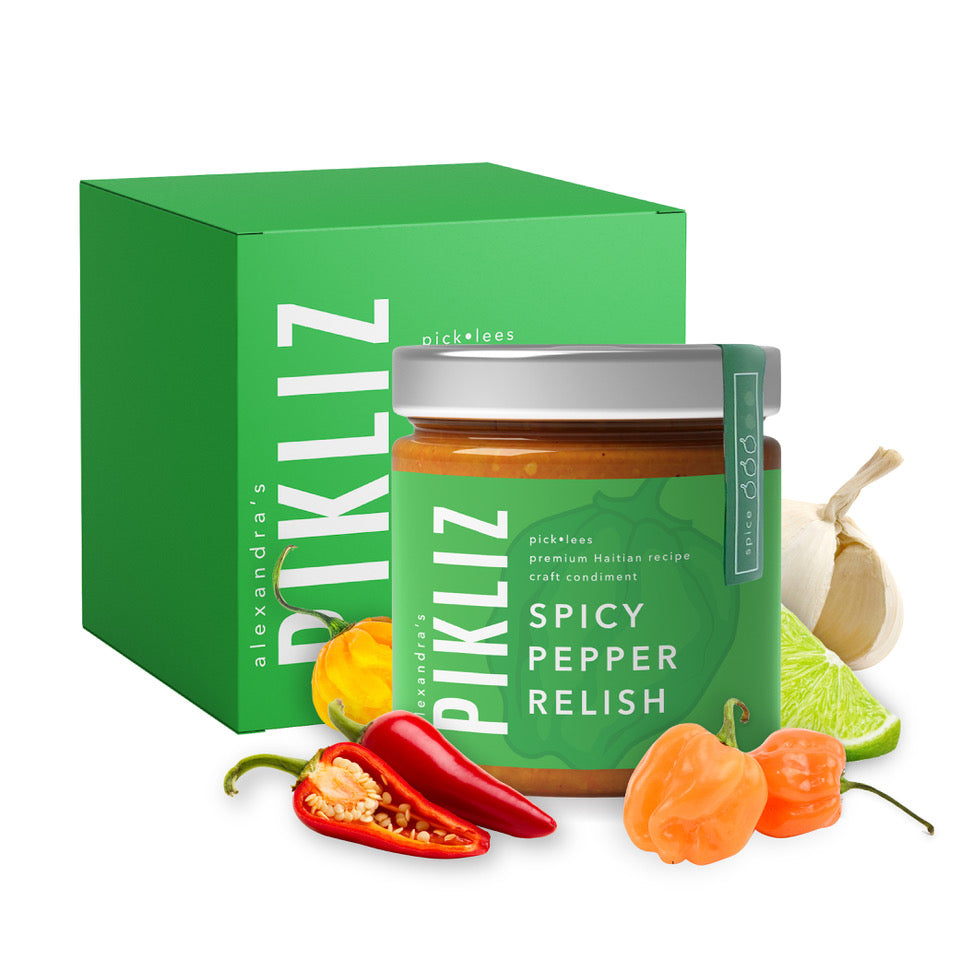 Alexandra's Pikliz - A Spicy Haitian Condiment Made with Fresh Vegetables and Spices